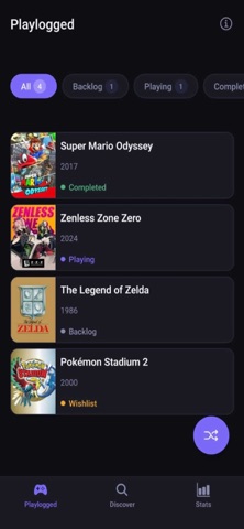 Playlogged Screenshot 4 of 7
