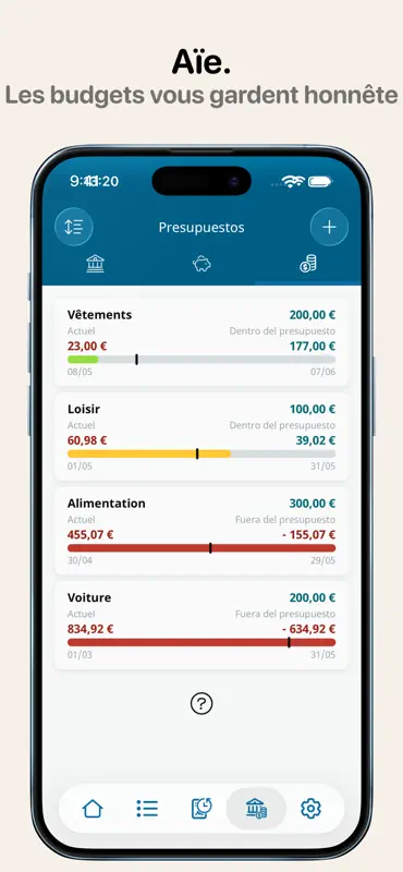 MoneyControl Budget Dépenses screenshot 5 of 10