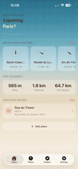 Screenshot von NuWay auf dem iPhone 6
