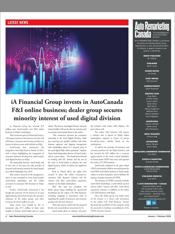 Screenshot #6 pour AutoRemarketingCanada HD