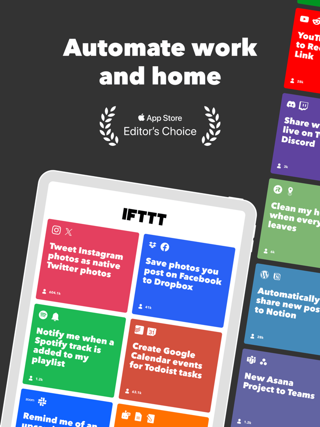 ‎IFTTT - Automatisierung Screenshot