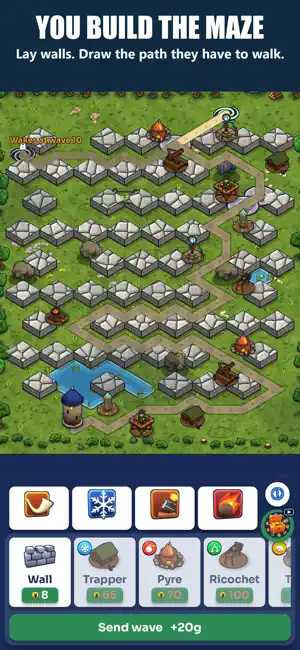Maze Warden TD: Tower Defense screenshot 1