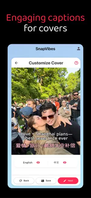 SnapVibes-Turn photo into post screenshot 4