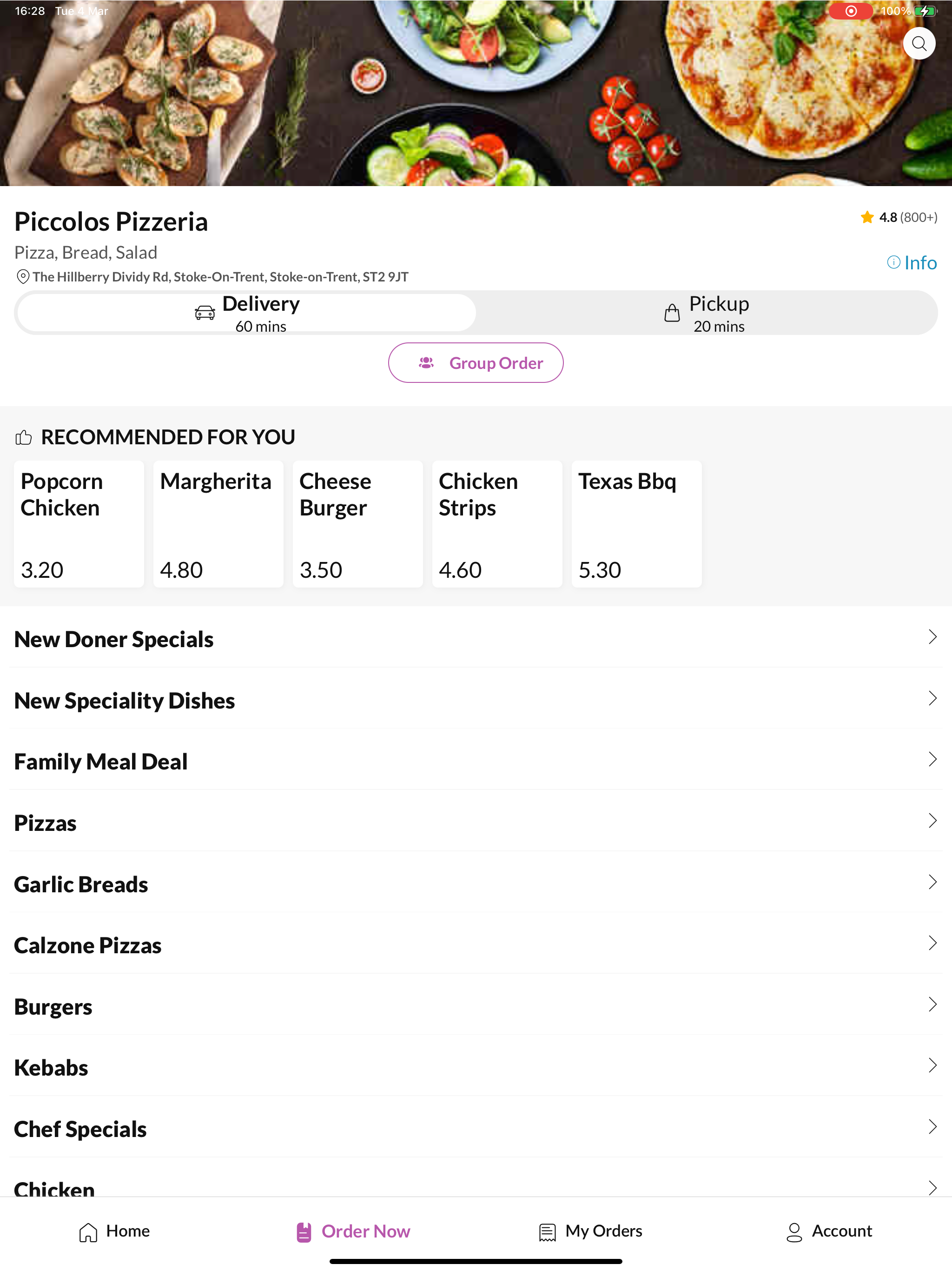 Piccolos Pizzeria. screenshot 6