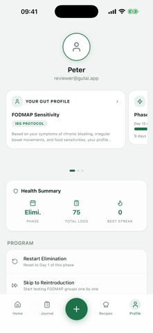 Gut AI: IBS Food Tracker screenshot