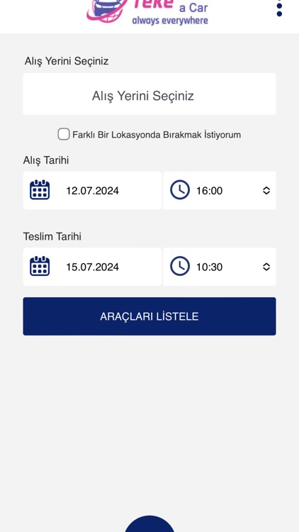 Tekecar Rental - Araç Kiralama