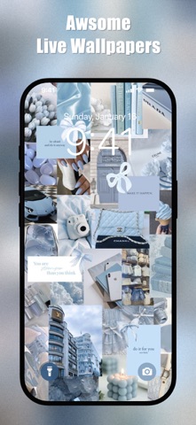 Blue Aesthetic Wallpapers screenshot
