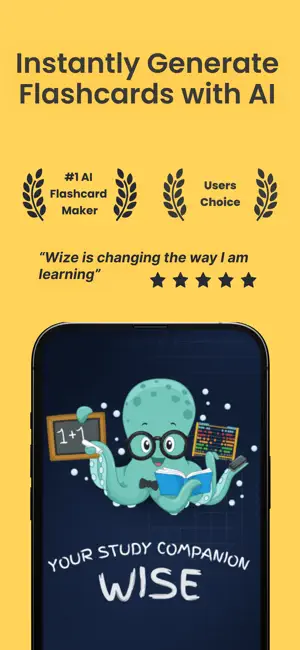 WizeCards AI Flashcard Maker screenshot 1