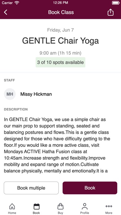 Dragonfly Yoga Studies Screenshot