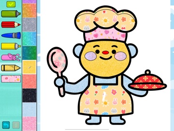 Toddler Coloring Book Game iPad screenshot