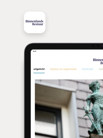 Binnenlands Bestuur Nieuws App iPad screenshot 1