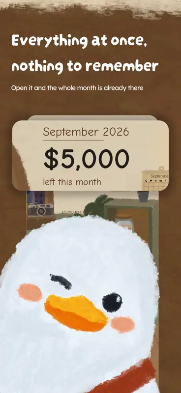 Bujji: Cozy Budget Tracker screenshot 1 of 8