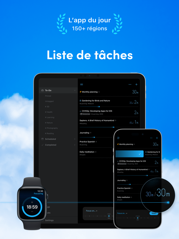 Screenshot #5 pour Bluebird Pomodoro Timer