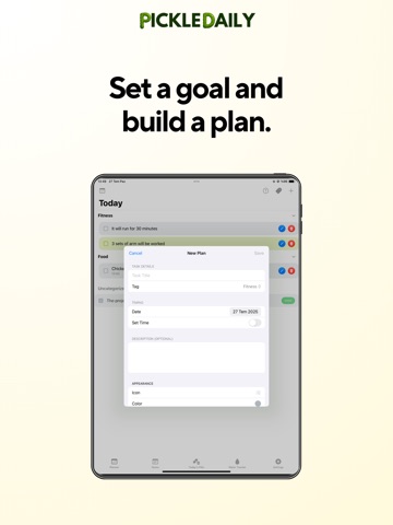 PickleDaily Daily Planner iPad screenshot