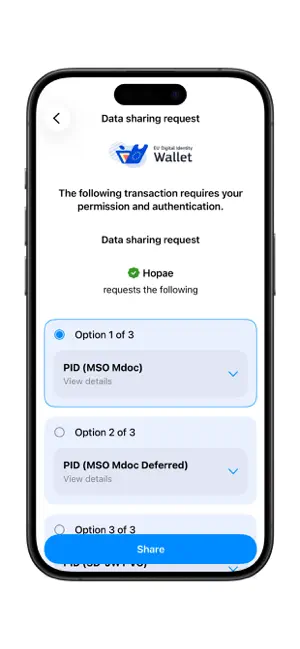 HopaeEUDIWallet screenshot 4