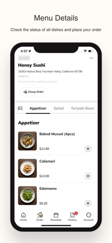 Honey Sushi screenshot