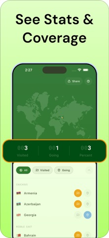 Travel Tracker - Travely screenshot