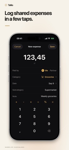 Tallio: Shared Expenses screenshot 3