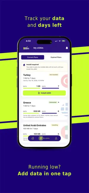 MyEsim: Travel eSIM & Data screenshot 4