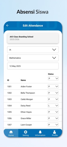 AIO Class - Manajemen Kelas screenshot