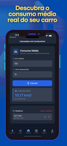 Calculadora de Combustivel iPhone screenshot