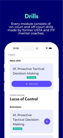 vodar - tennis mental coaching screenshot