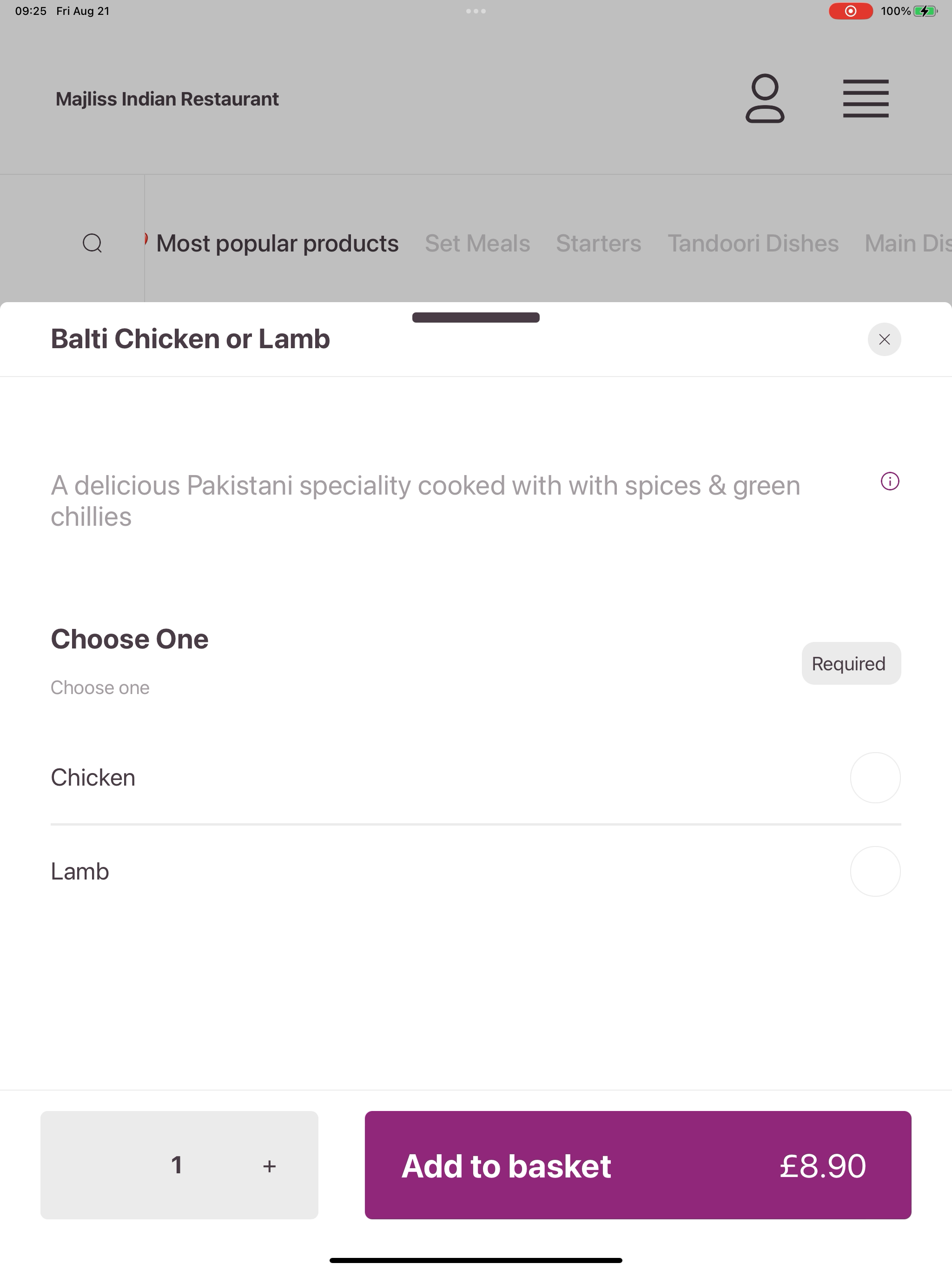 Majliss Indian Restaurant screenshot 11