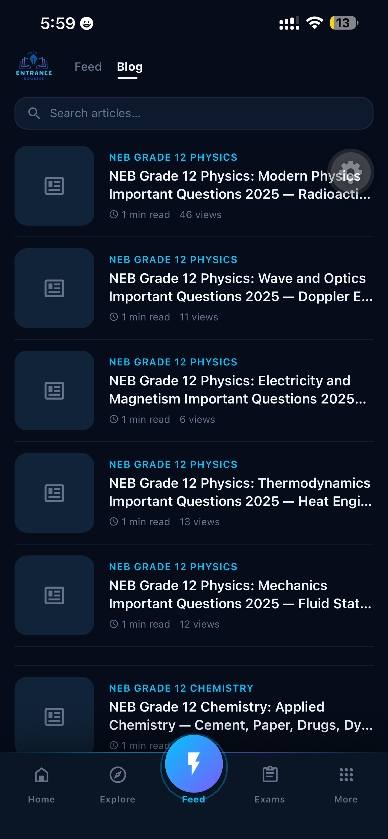 Entrance Booster-Entrance Prep