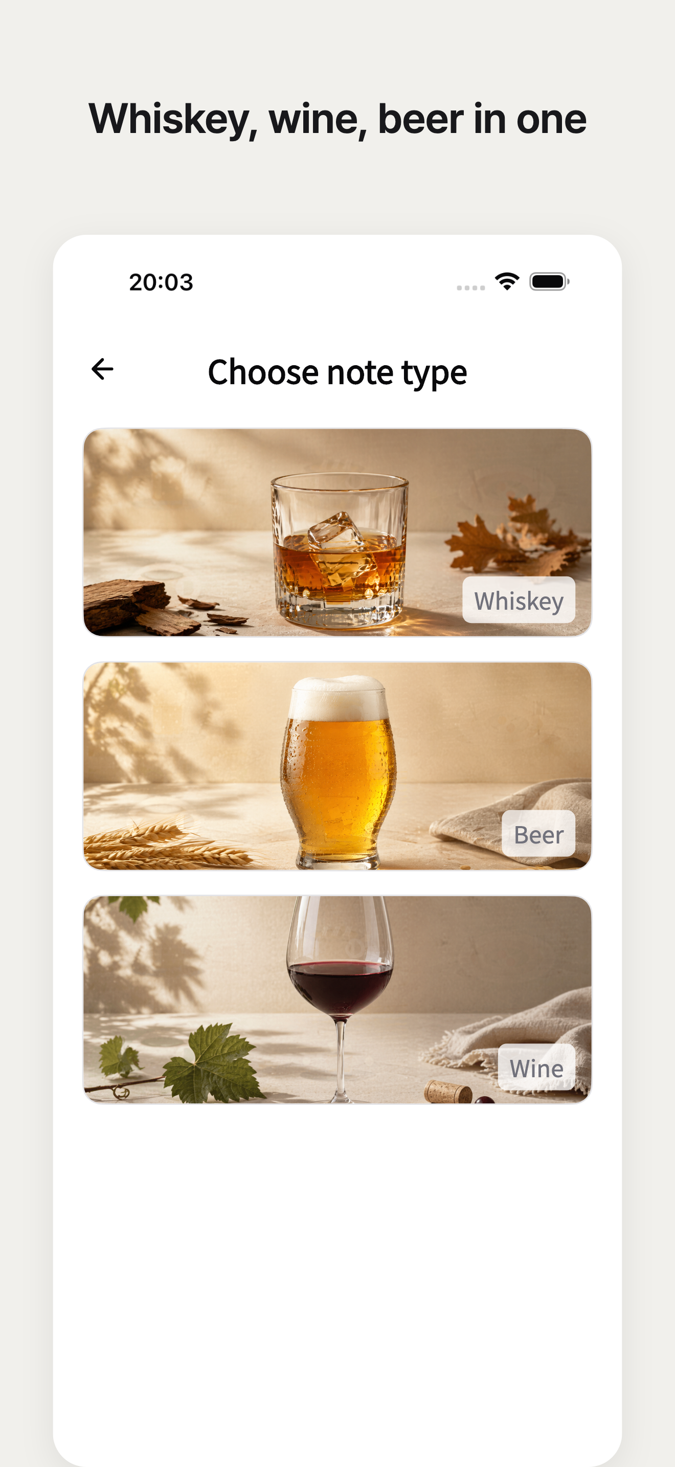 Shloop - Whiskey Beer Wine Log screenshot 2