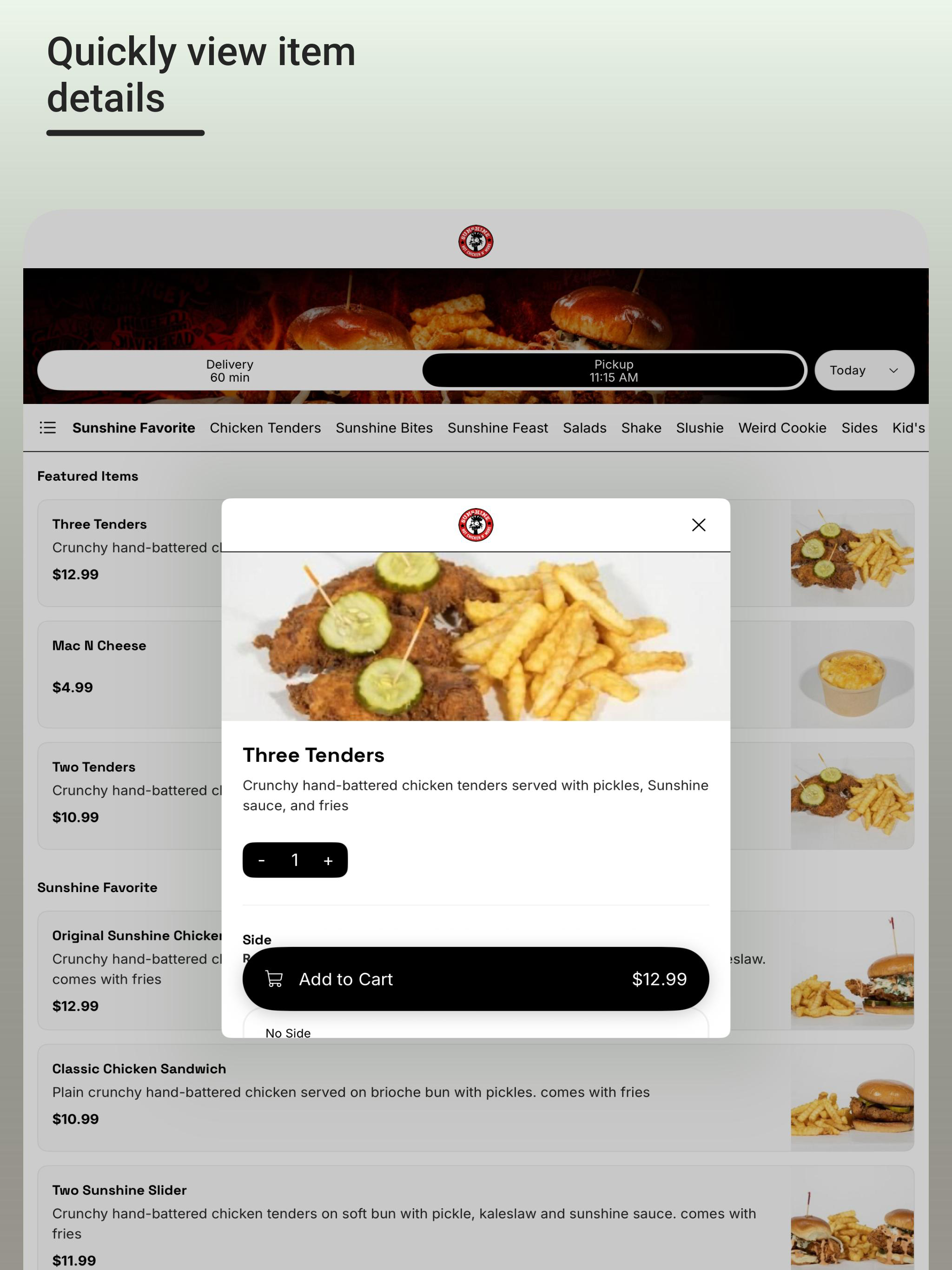Sunshine Hot Chicken N More screenshot 12