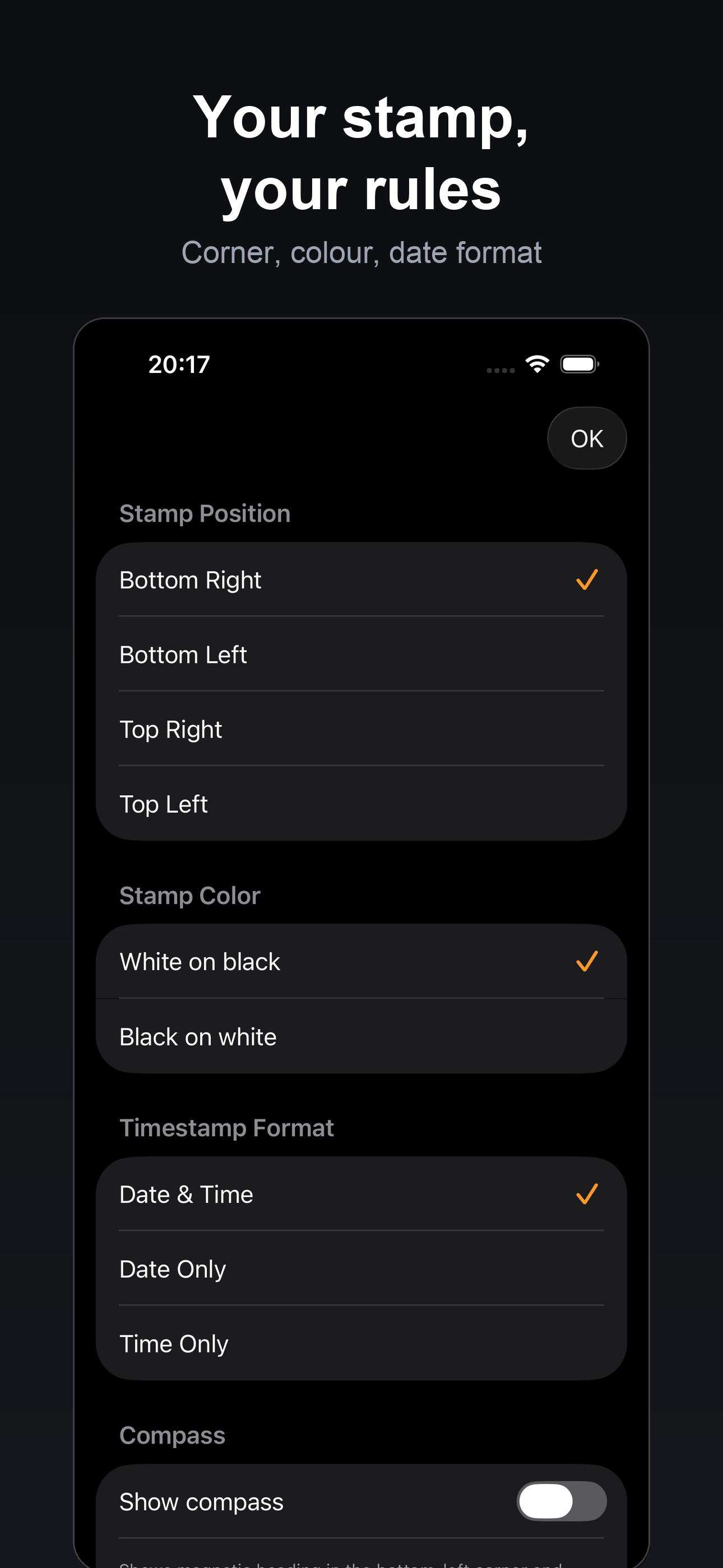 StampSnap: Timestamp Camera screenshot 4