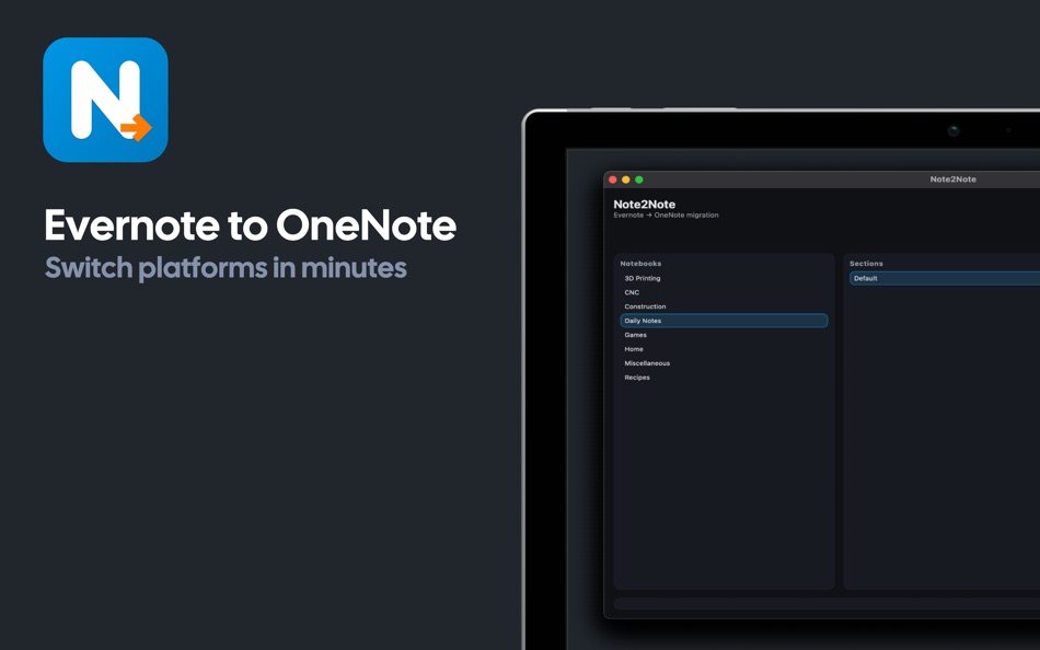 #1. Note2Note (macOS) Göre: Michas, Inc.