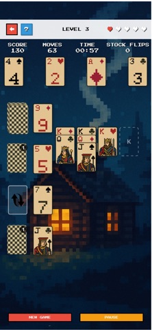 8Bit Cards - Solitaire Screenshot 3 of 4