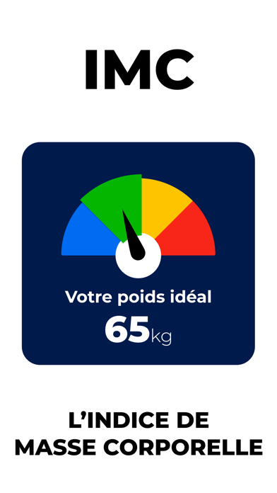 Screenshot #1 pour Suivi Poids・Calcul d'IMC・BMI