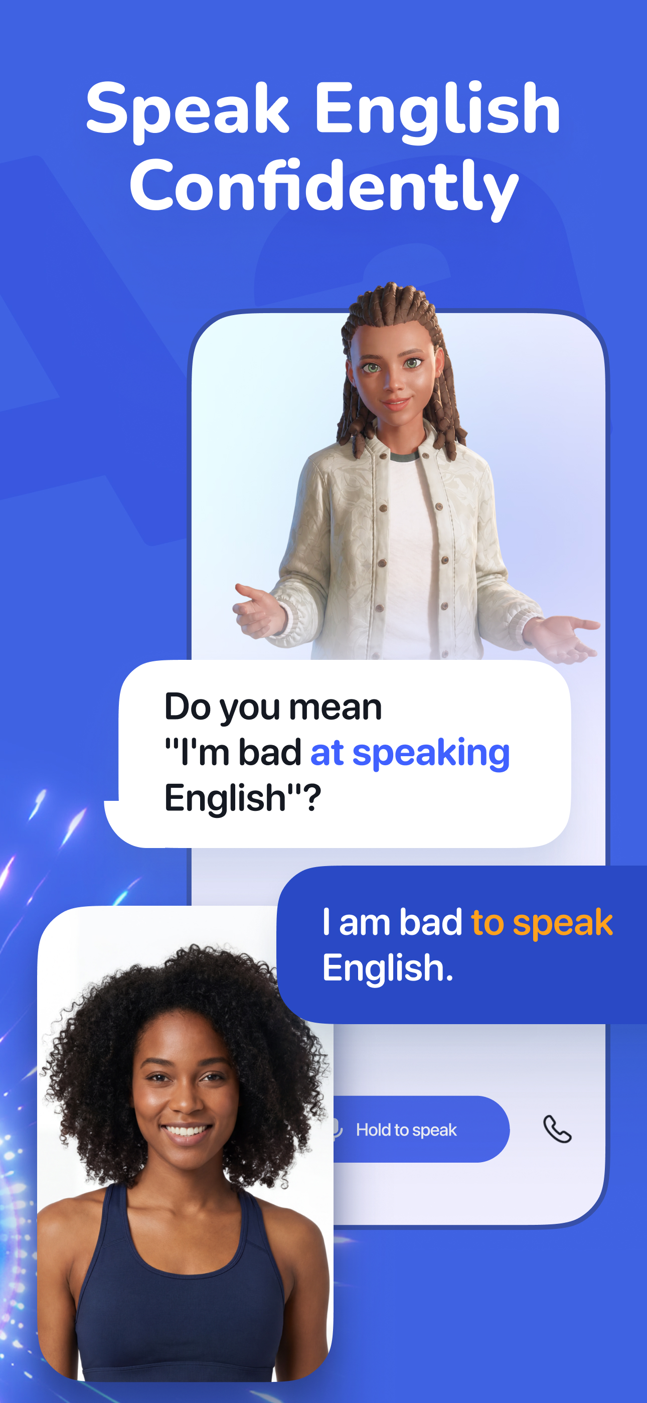 Hablo: Speak & Learn English