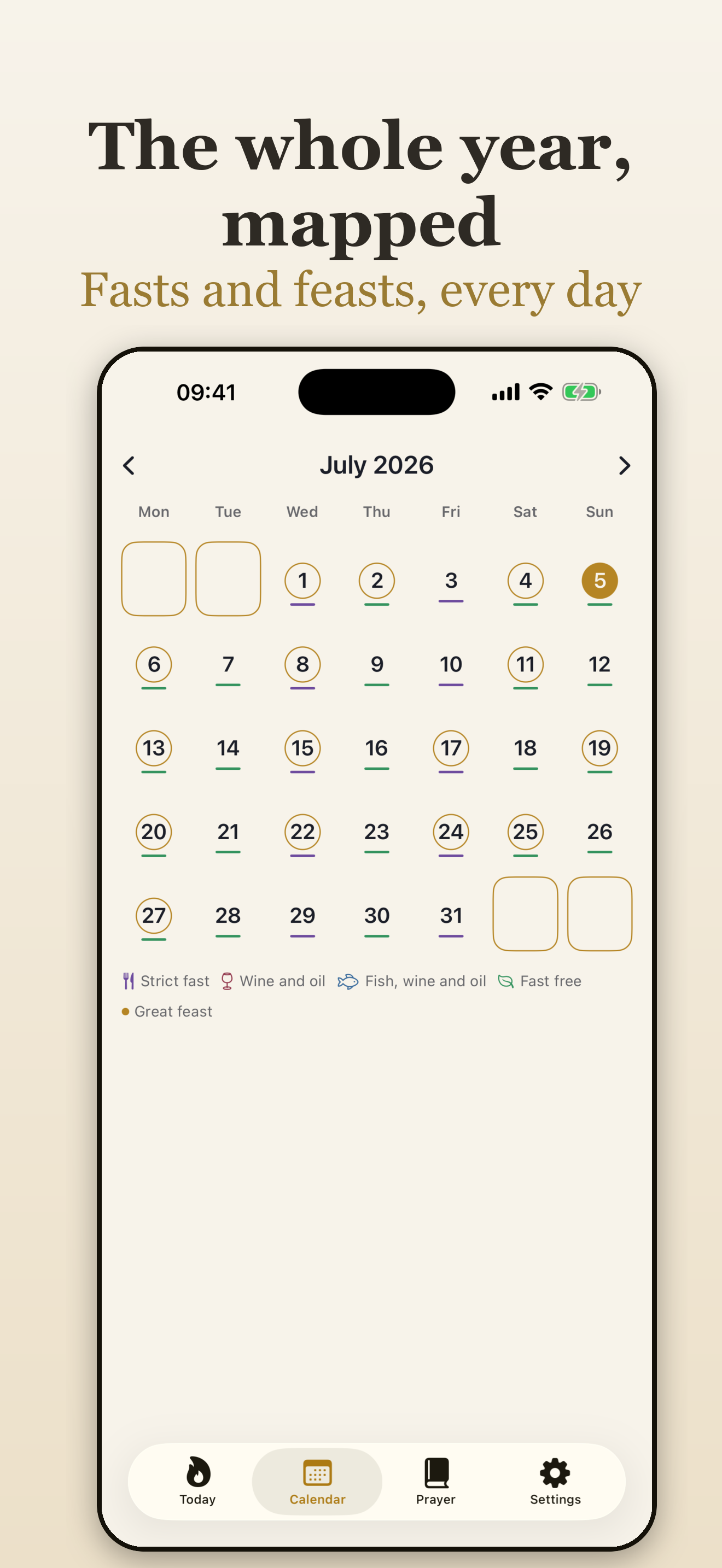 Kandilo: Orthodox Calendar screenshot 3