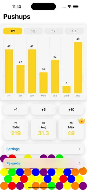 Pushups - Track Your Progress screenshot 1