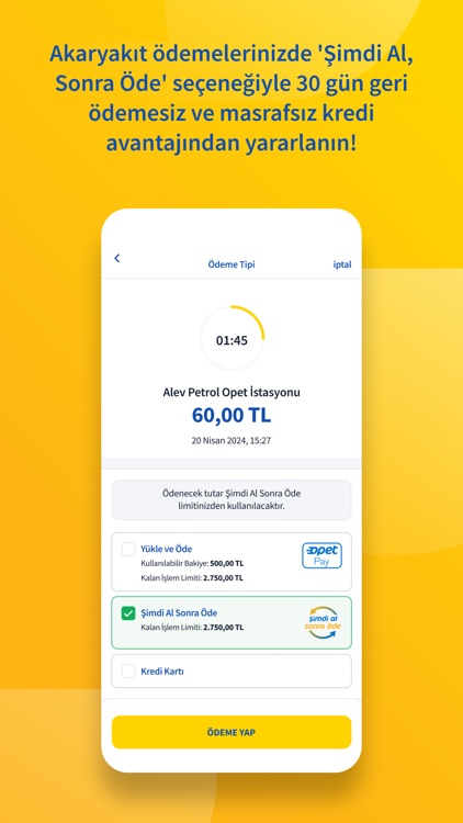 Opet Mobil - Opet Pay'le Kazan screenshot-6