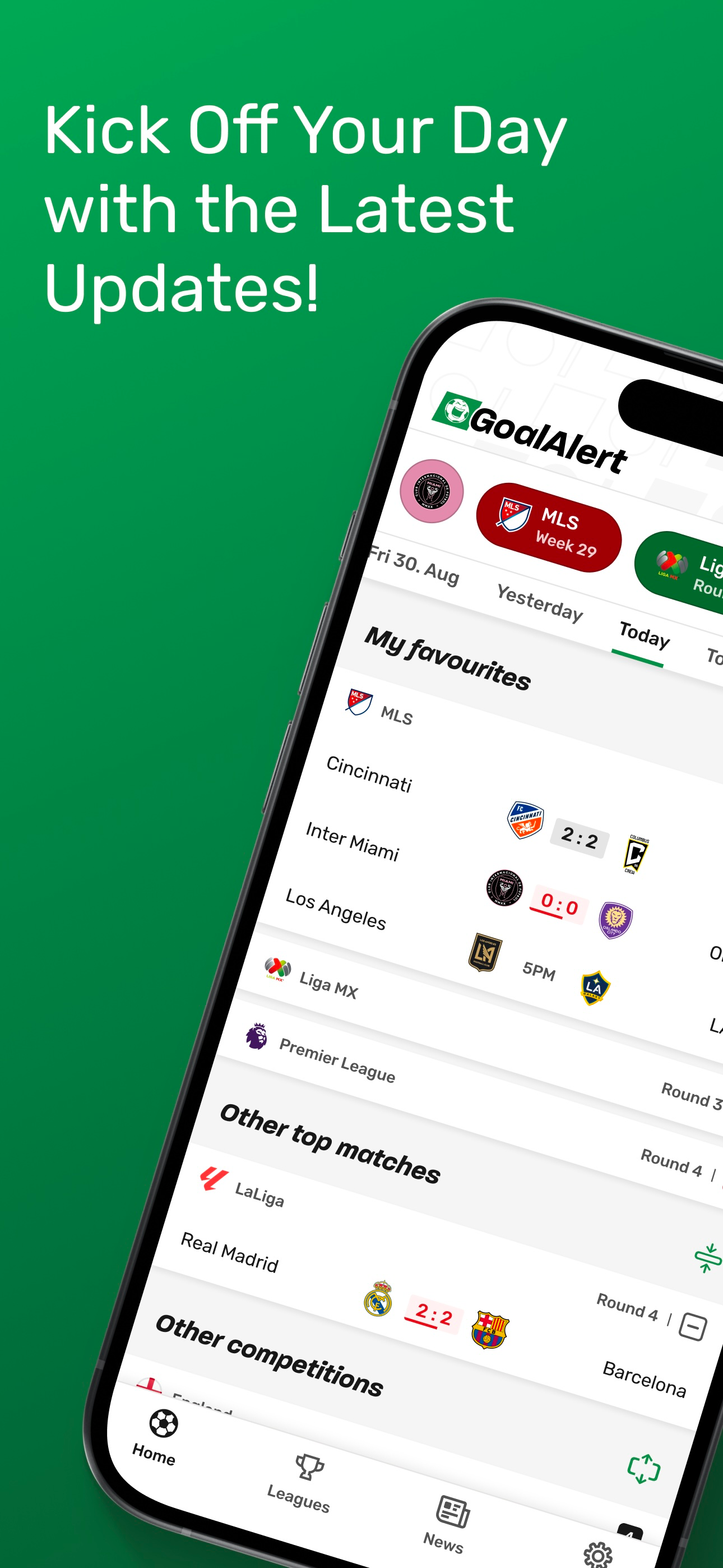 TorAlarm Live Scores