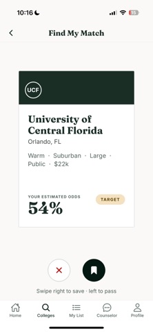 Bookworm: College Odds iPhone screenshot