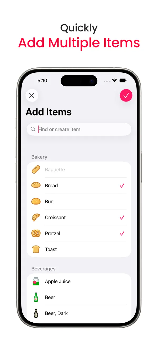 Screenshot #2 pour Airrends - Shopping List