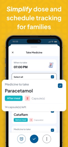 CareAide Manage Meds & Health iPhone screenshot