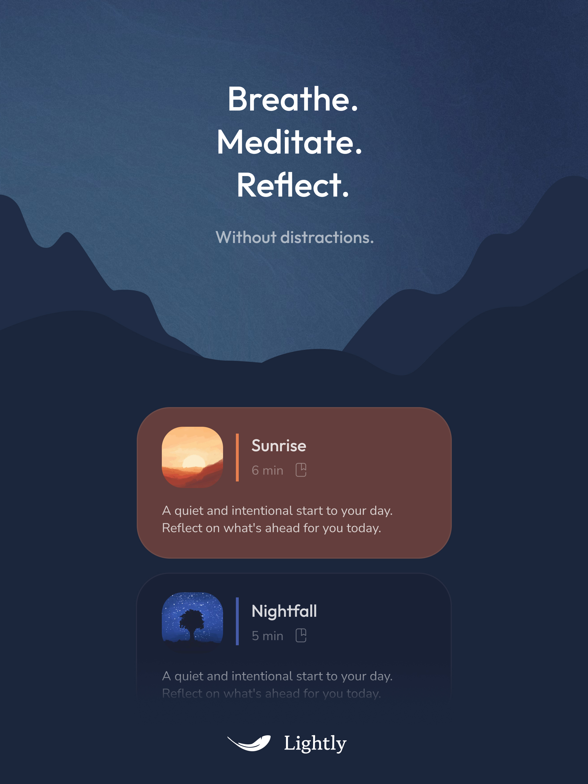 Lightly: Meditation & Journal screenshot 11