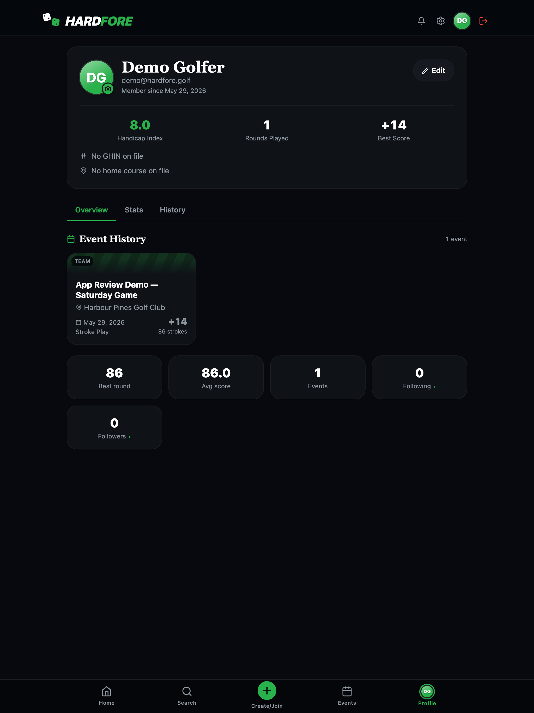 HardFore: All-in-One Golf App screenshot 13