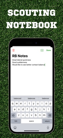 Scoutr: Football Studio iPhone screenshot