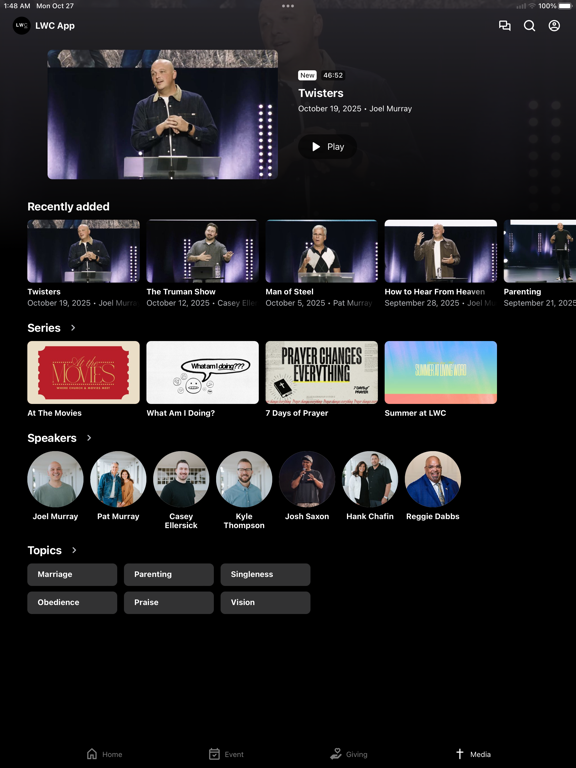 Living Word Church (Dayton) iPad screenshot 3 - Education app