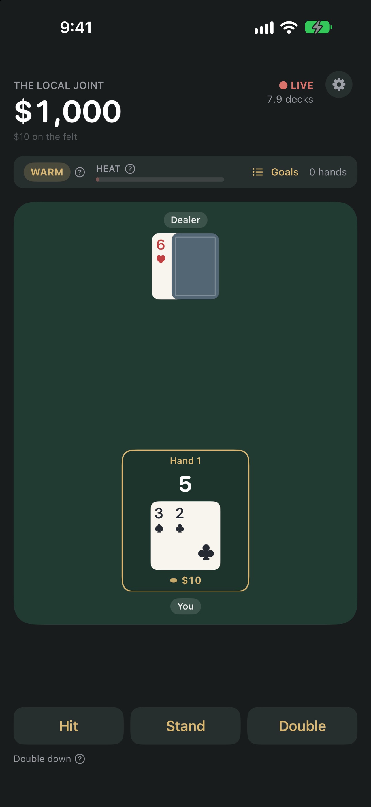 Screenshot 1 of BlackJack Career