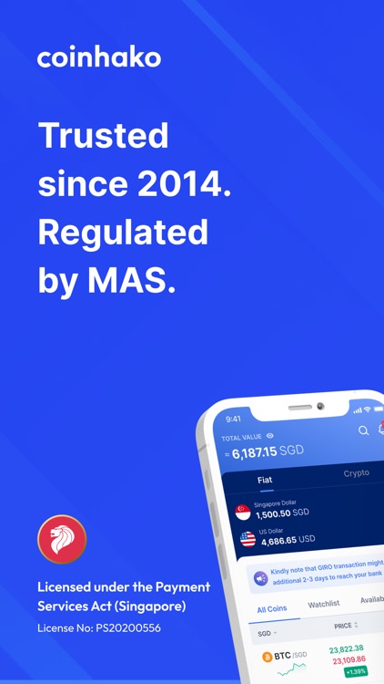 Coinhako: Buy Bitcoin & Crypto