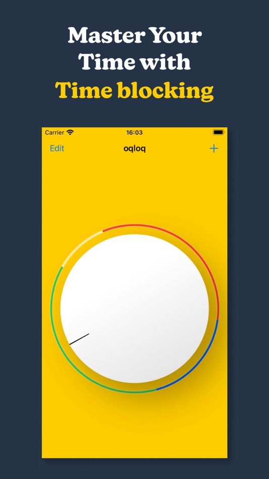 #1. oqloq - 24 Hour Routine Clock (iOS) 来自: MEHMET FATIH SAGLAM