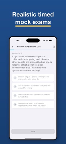 Red Cross First Aid Exam Prep iPhone screenshot